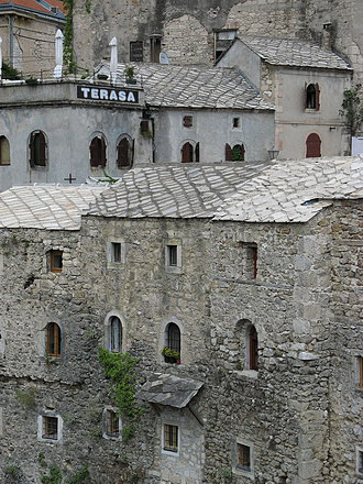 
Architecture in Mostar.
