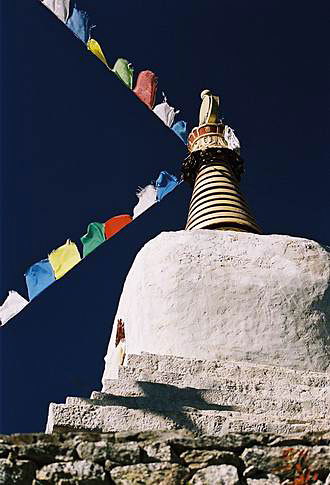 
Buddhist stupa.
