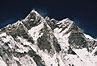
Vrchol Lhotse (8414 m).
Lhotse peak (8414 m).
