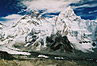 
Everest a Nuptse, pohlad z Kala Pattharu (5545 m).
Everest and Nuptse, view from Kala Patthar (5545 m).
