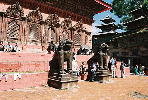 
Kathmandu, Durbar square (Hanuman dhoka).
