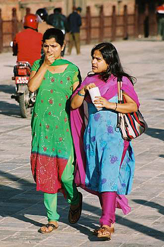 
Nepalis love colors!

