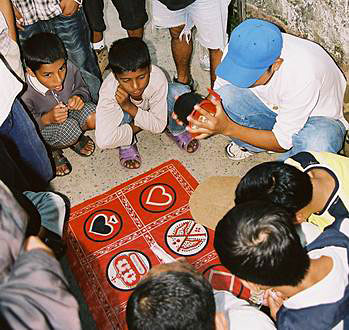 
Gambling in Pokhara.
