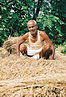 
Dedincan v Saurahe.
Village man in Sauraha.
