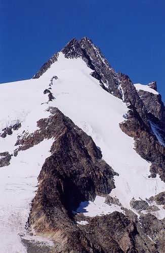 
Our goal: Grossglockner, the highest Austrian mountain.
