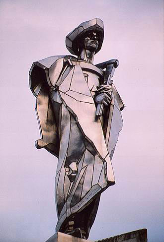 
Janosik statue in Terchova.
