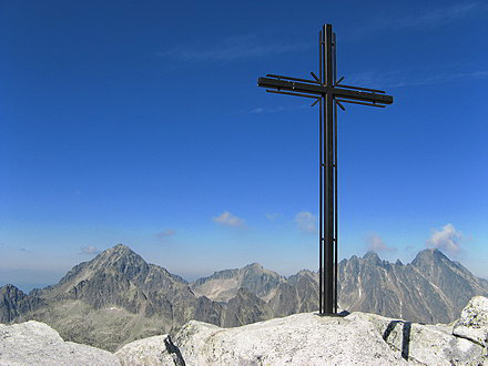 
Slavkovsky Peak (2452 m).
