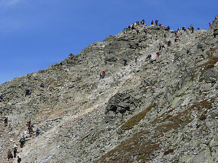 
Rysy (2450 m).
