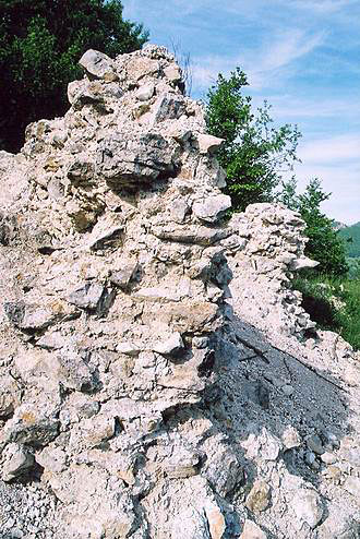 
Ruins of Koseca castle.
