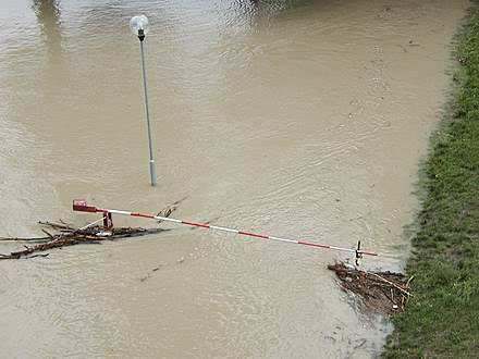 
Floods in Bratislava.
