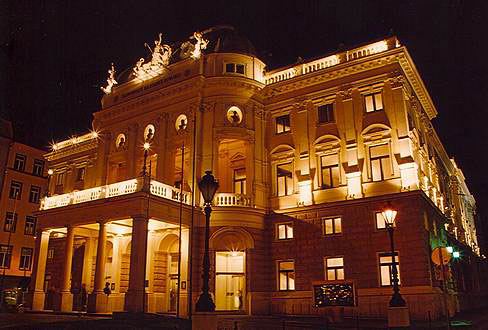 
Slovak national theatre - Opera house.
