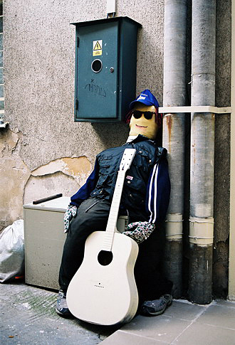 
Street guitar player.
