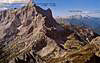 
Ten najvyssi je Monte Civetta, 3220 m. Foto prevzate z pohladnice.
The highest one on the picture (postcard) is Monte Civetta, 3220 m.
