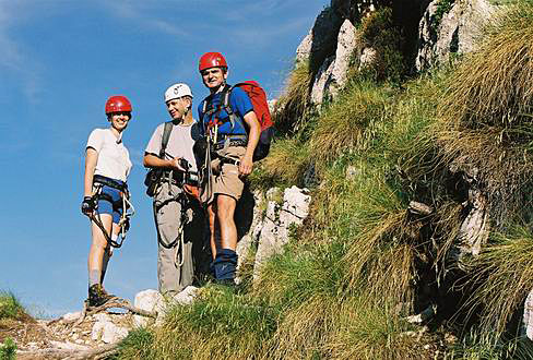 
Via Ferrata Gianni Constantini, Moiazza.
