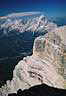 
Monte Civetta - pohlad z Monte Pelma.
Monte Civetta - as viewed from Monte Pelmo.
